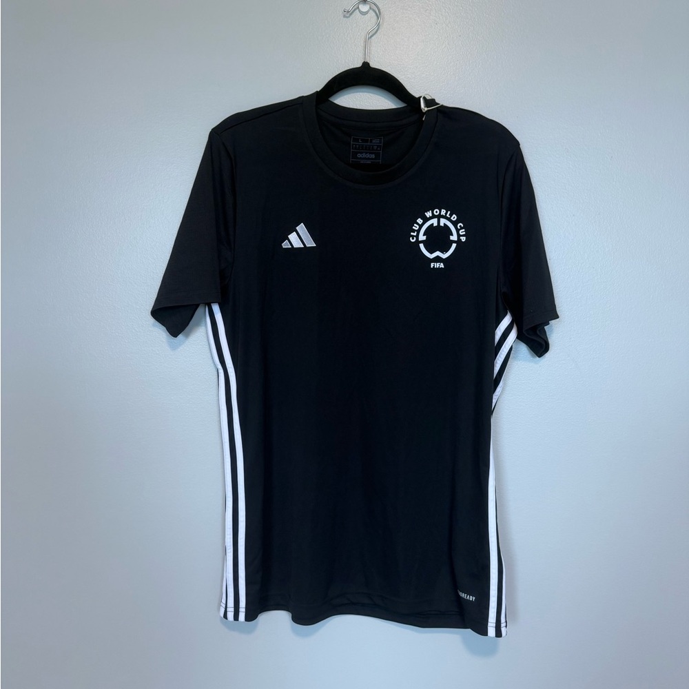 Adidas Black and White FIFA Men's Tee
